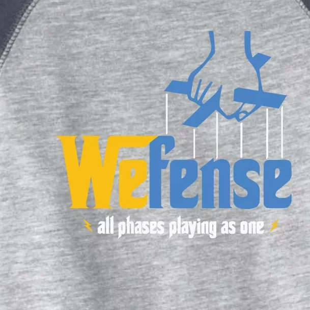 Los Angeles We Fense All Phrases Playing As One Toddler Fine Jersey T-Shirt