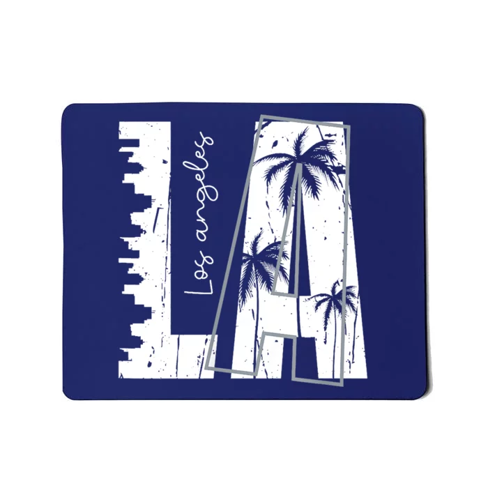 Los Angeles Women Graphic Tee California Print Mousepad