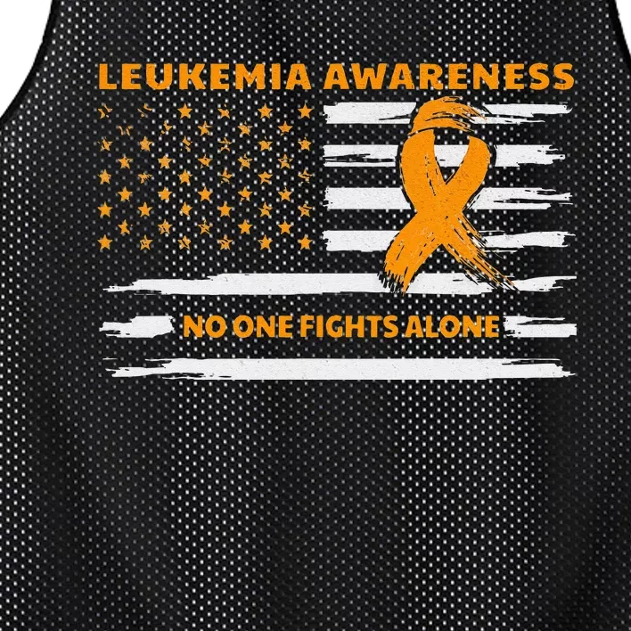 Leukemia Awareness We Fight Cancer Together Cure Leukemia Mesh Reversible Basketball Jersey Tank