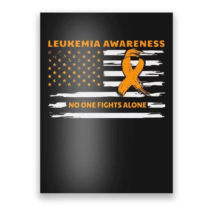 Leukemia Awareness We Fight Cancer Together Cure Leukemia Poster