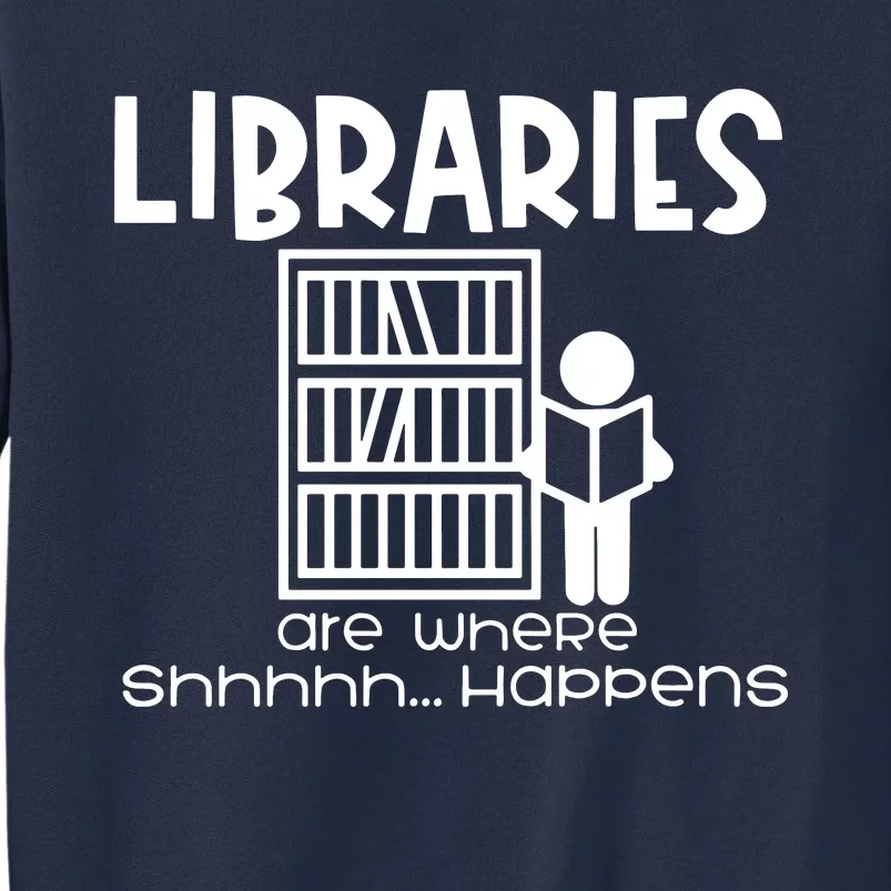 Libraries Are Where Shhhhh Happens Sweatshirt