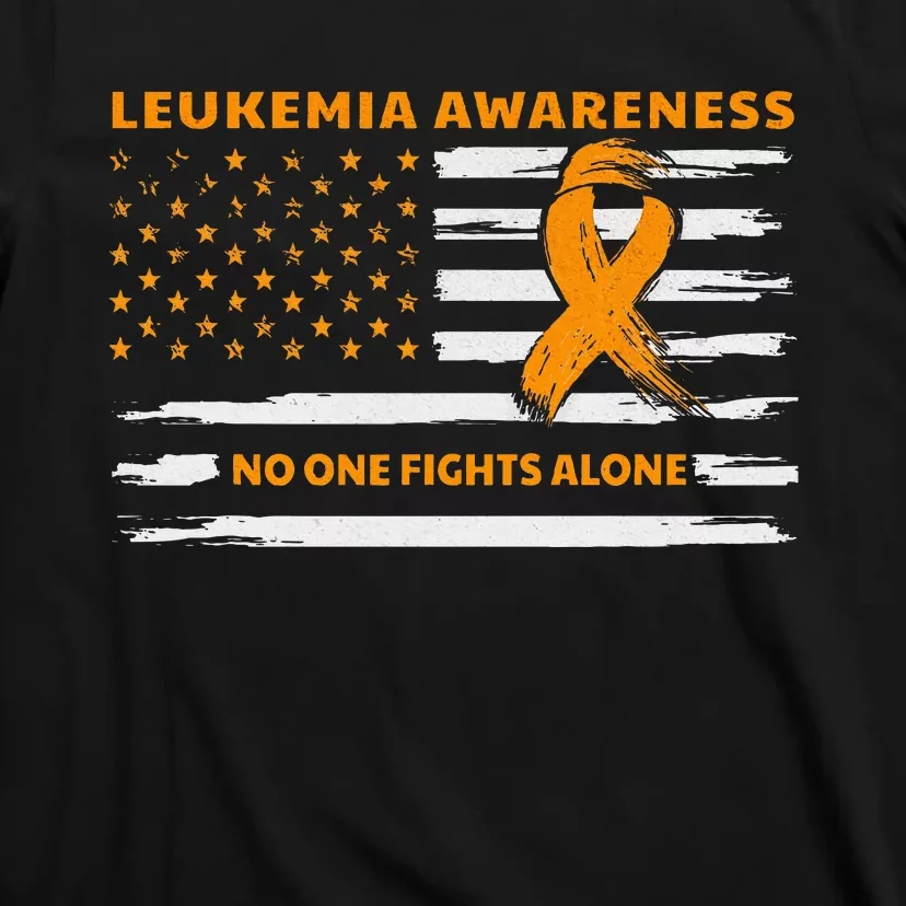 Leukemia Awareness We Fight Cancer Together Cure Leukemia T-Shirt