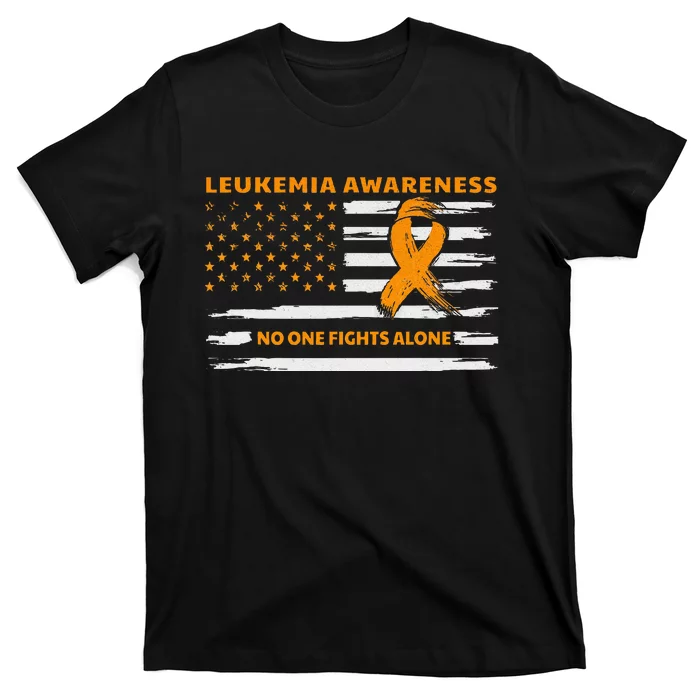 Leukemia Awareness We Fight Cancer Together Cure Leukemia T-Shirt