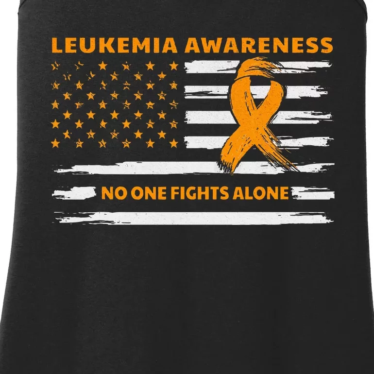 Leukemia Awareness We Fight Cancer Together Cure Leukemia Ladies Essential Tank