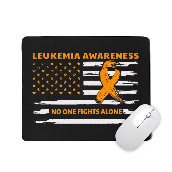 Leukemia Awareness We Fight Cancer Together Cure Leukemia Mousepad