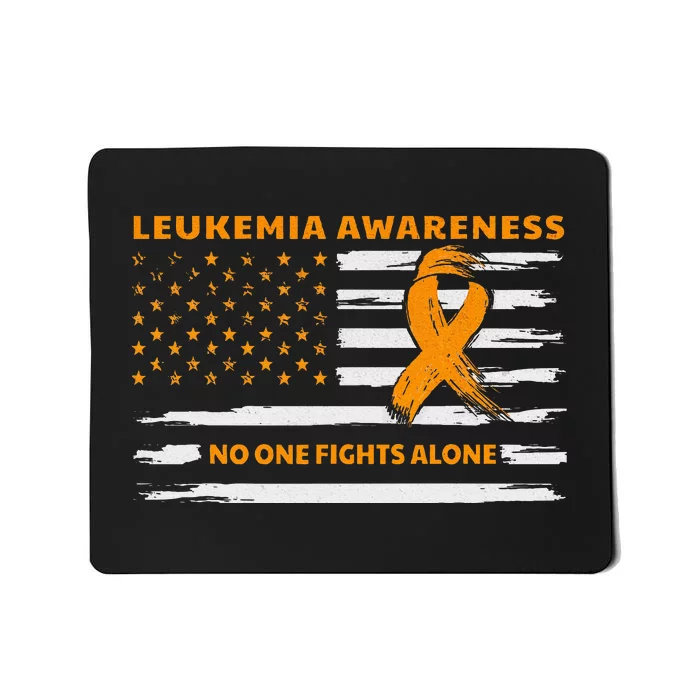 Leukemia Awareness We Fight Cancer Together Cure Leukemia Mousepad