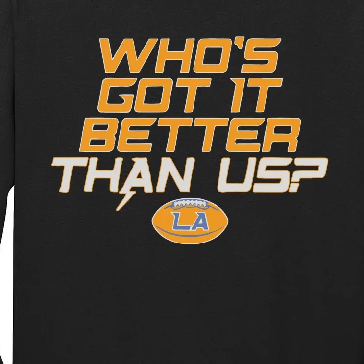 Los Angeles Who’S Got It Better Than Us Tall Long Sleeve T-Shirt