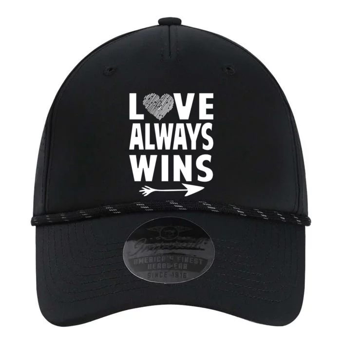 Love Always Wins Inspirational Pride Month Quotes Gift Performance The Dyno Cap