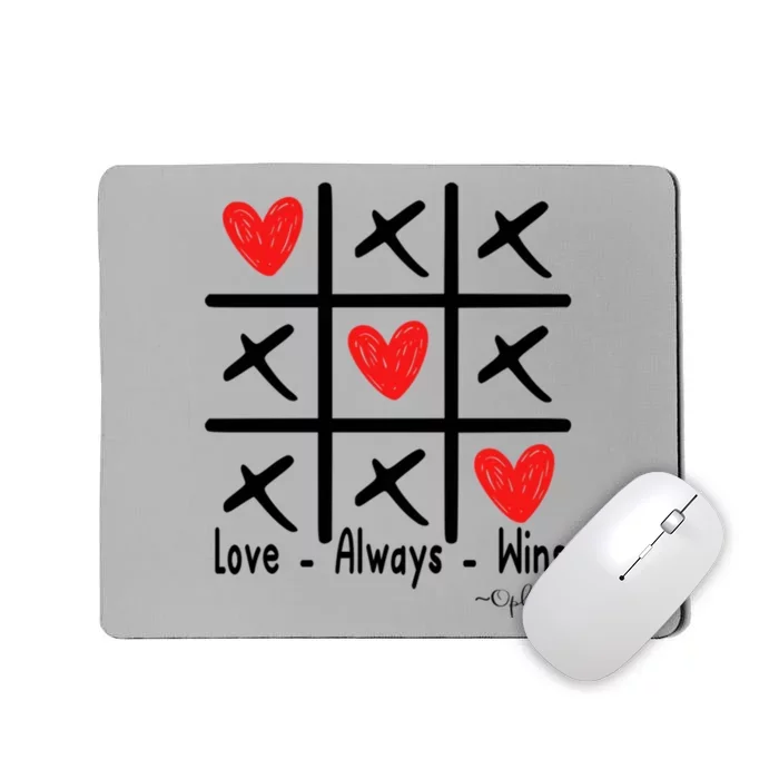 Love Always Wins Red Shoelover99 Merch Ophelia Nichols Mousepad