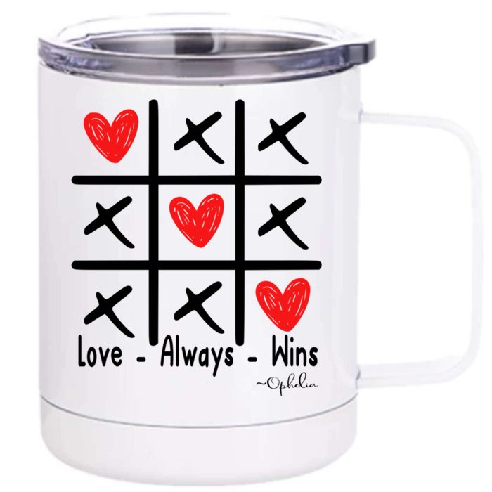 Love Always Wins Red Shoelover99 Merch Ophelia Nichols Front & Back 12oz Stainless Steel Tumbler Cup