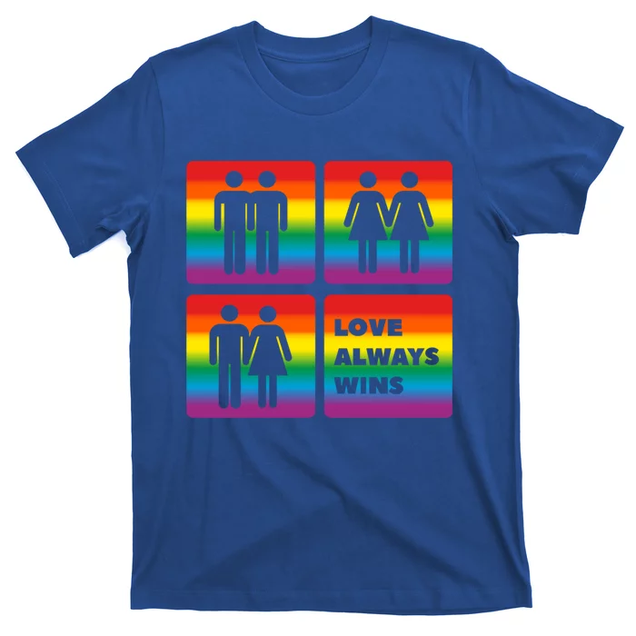 Love Always Wins Stick Gift T-Shirt