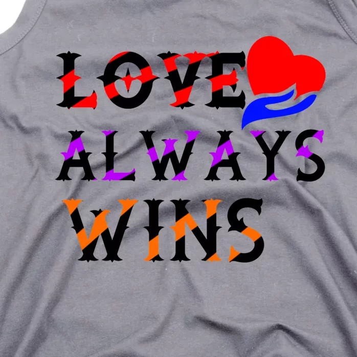 Love Always Wins Valentines Day Tees For Valentine Gift Tank Top