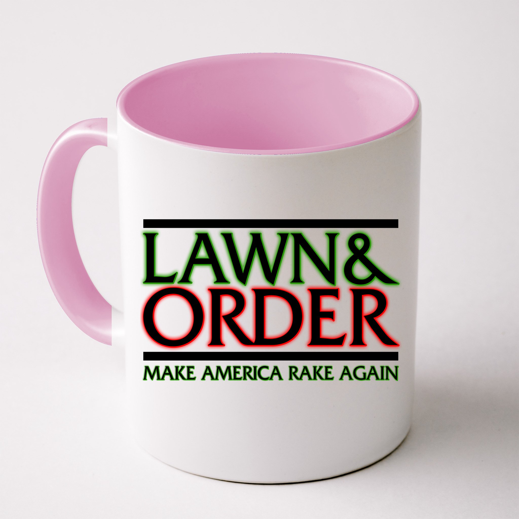 Lawn and Order Make America Rake Again Coffee Mug 
