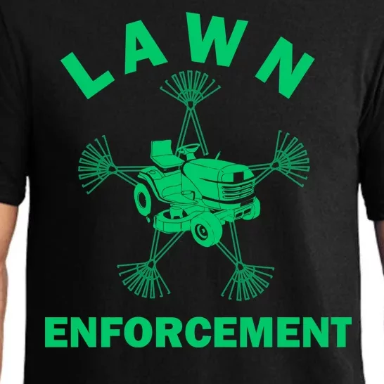 Lawn Enforcement Pajama Set