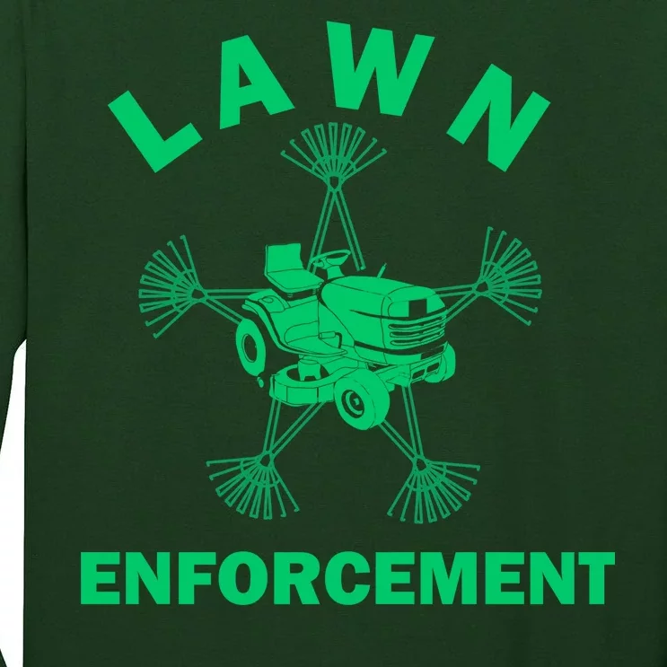 Lawn Enforcement Tall Long Sleeve T-Shirt