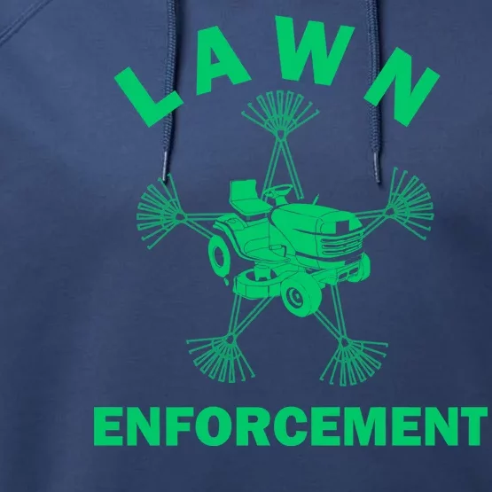 Lawn Enforcement Performance Fleece Hoodie