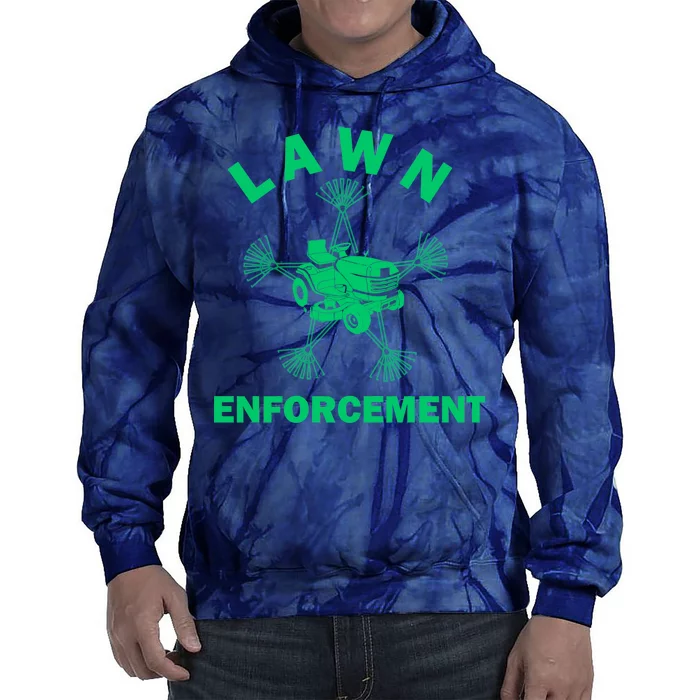 Lawn Enforcement Tie Dye Hoodie