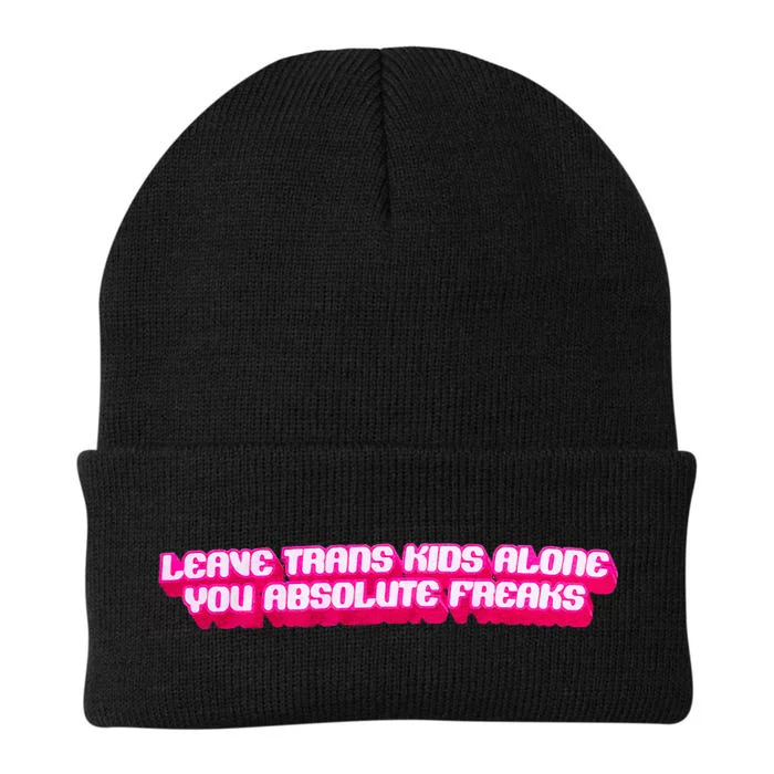 Leave Alone You Absolute Freaks Lgbtq Knit Cap Winter Beanie