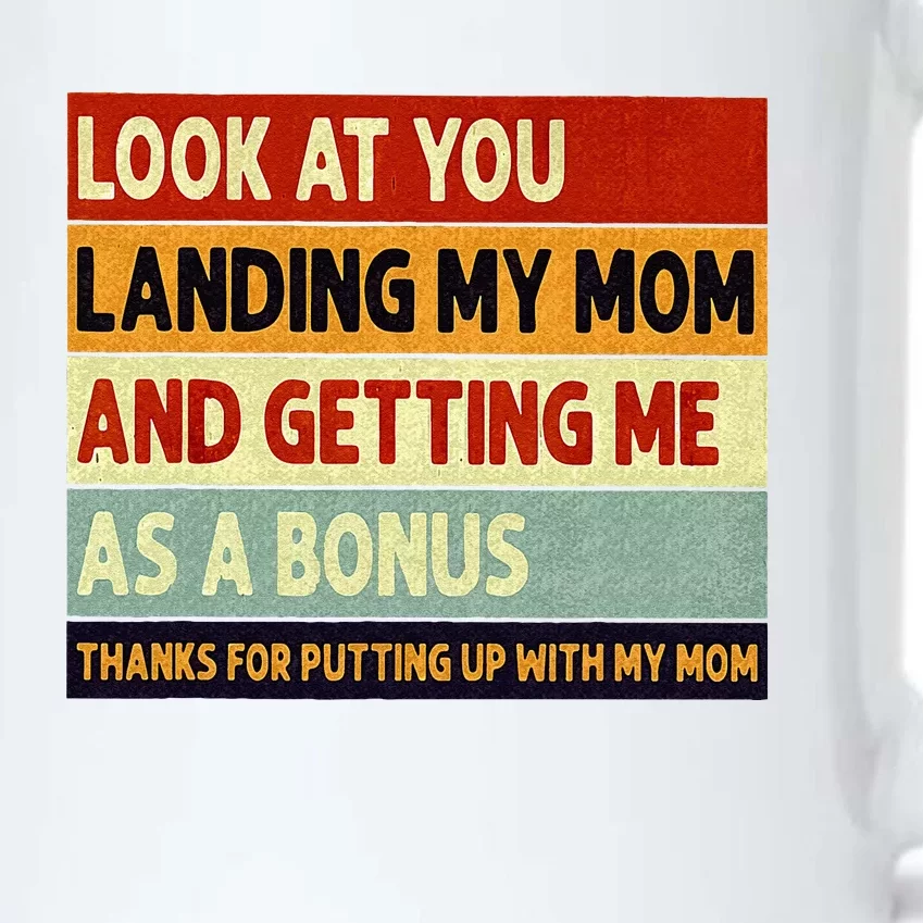 look at you landing my mom and getting me as a bonus Black Color Changing Mug