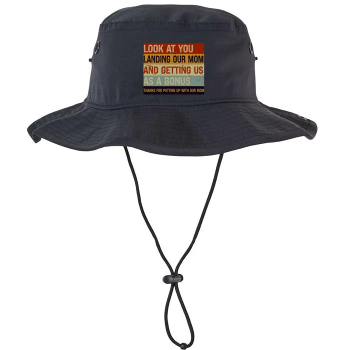 Look At You Landing Our Mom And Getting Us As A Bonus Legacy Cool Fit Booney Bucket Hat