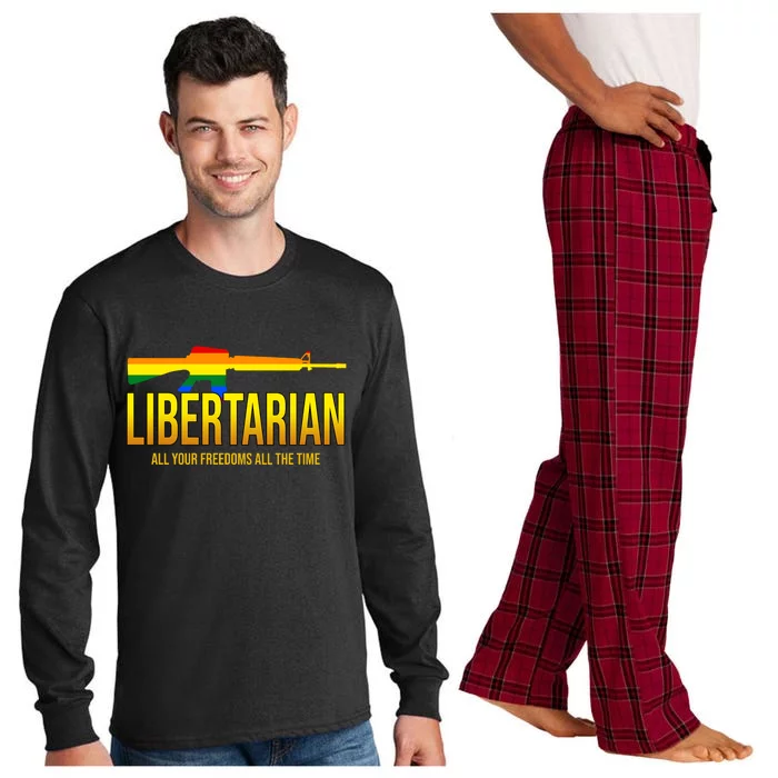 Libertarian All Your Freedoms All The Time Long Sleeve Pajama Set