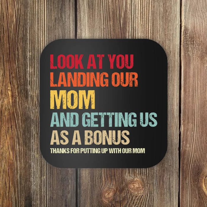 Look At You Landing Our Mom And Getting Us As A Bonus Coaster