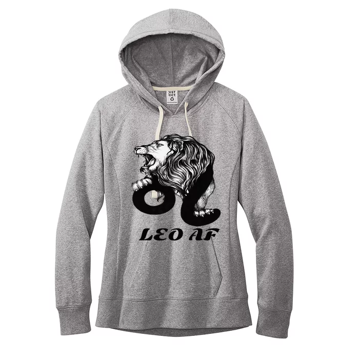 Leo Af Zodiac Birthday Gifts Women's Fleece Hoodie