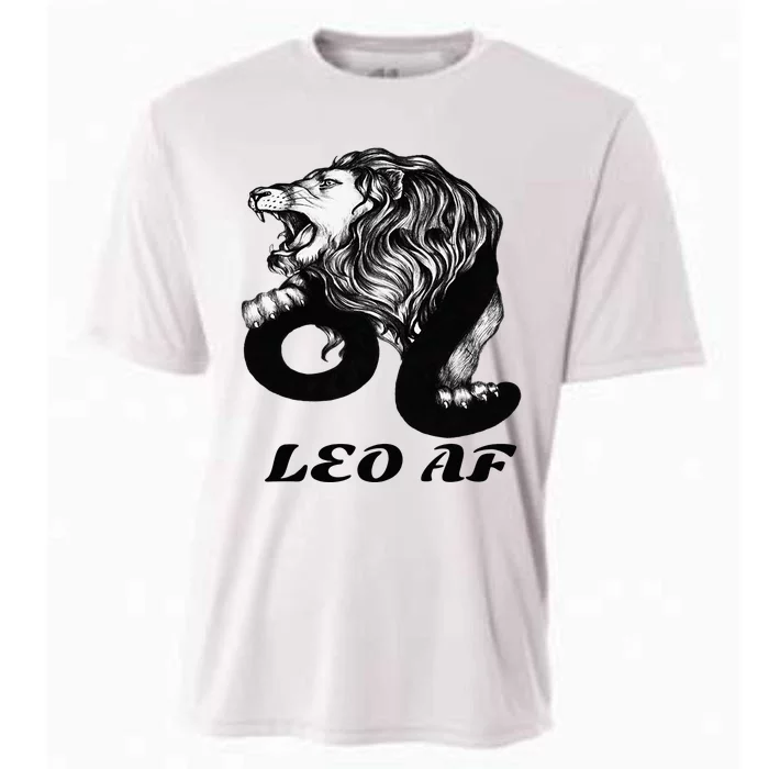 Leo Af Zodiac Birthday Gifts Cooling Performance Crew T-Shirt