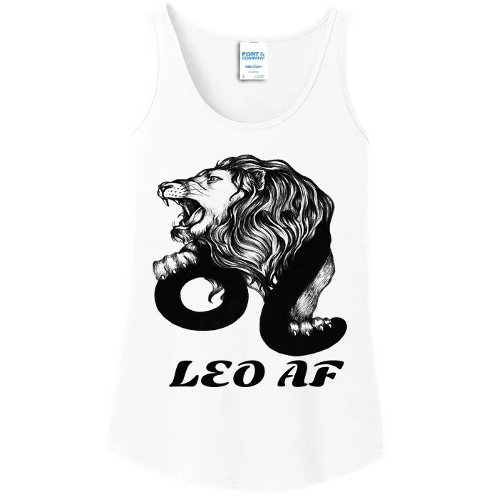 Leo Af Zodiac Birthday Gifts Ladies Essential Tank