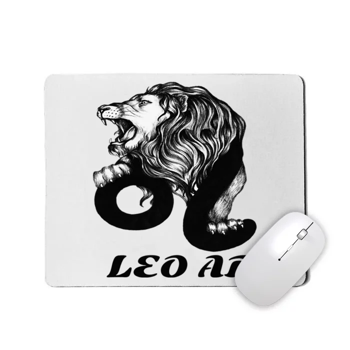 Leo Af Zodiac Birthday Gifts Mousepad