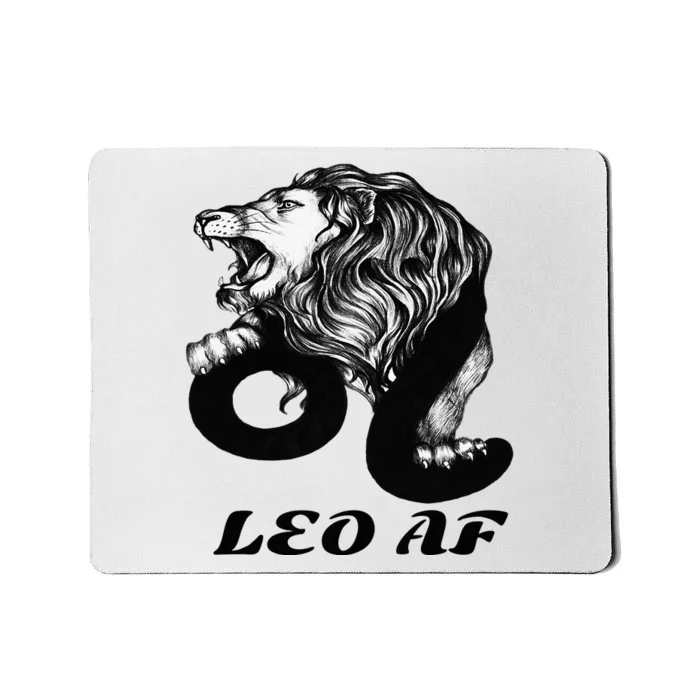 Leo Af Zodiac Birthday Gifts Mousepad