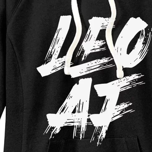 Leo AF Zodiac Sign Horoscope Astrology Birthday Women's Fleece Hoodie