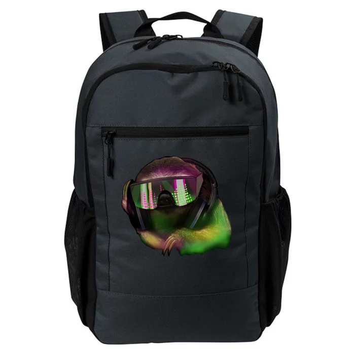 Lazy DJ Sloth Daily Commute Backpack