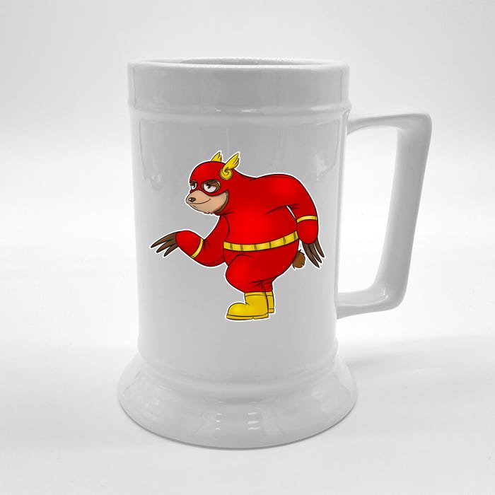 Lazy Sloth Speedster Front & Back Beer Stein