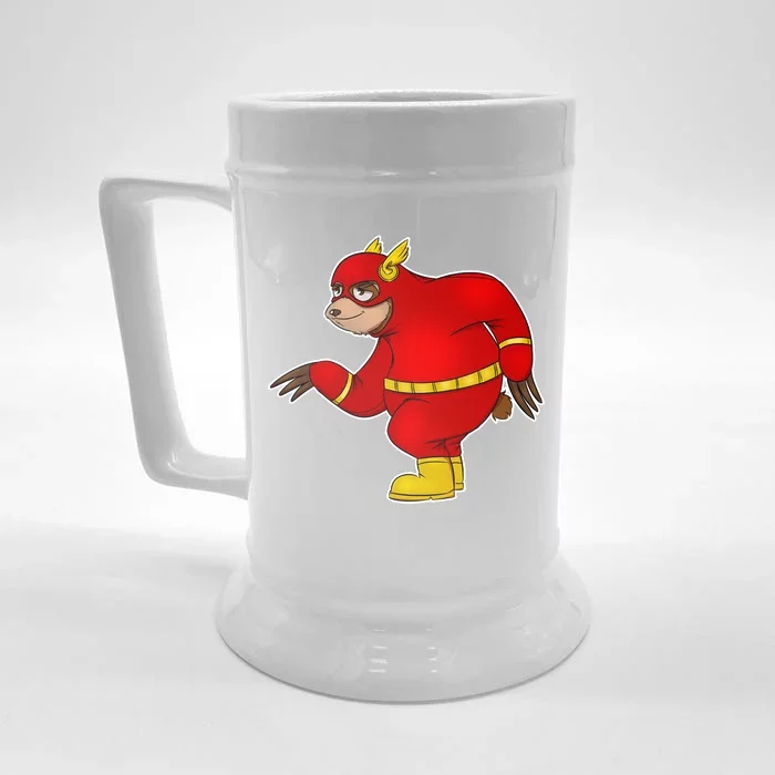 Lazy Sloth Speedster Front & Back Beer Stein