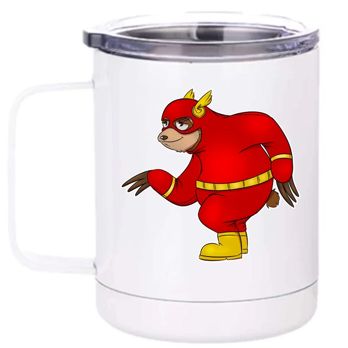 Lazy Sloth Speedster Front & Back 12oz Stainless Steel Tumbler Cup