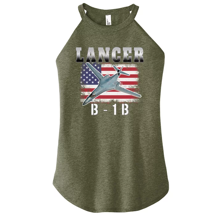 Lancer B 1 B USAF Women’s Perfect Tri Rocker Tank