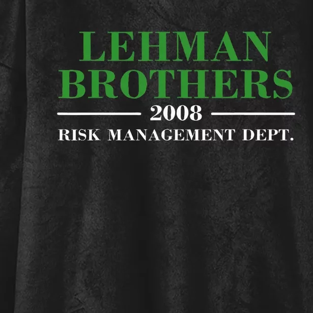 Lehman Brothers 2008 Risk Management Dept Hooded Wearable Blanket