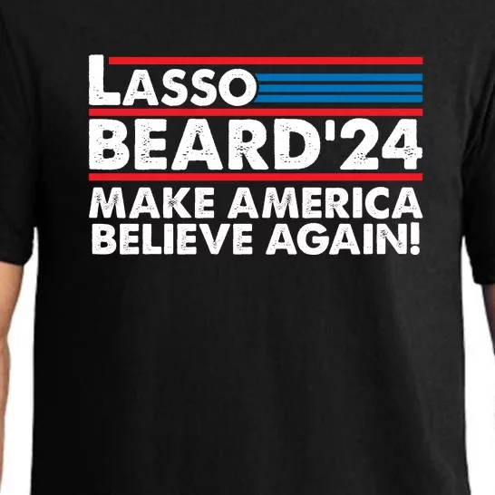 Lasso Beard 2024 Make America Believe Again! Pajama Set