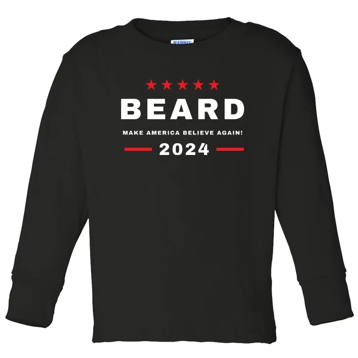 Lasso Beard 2024 Toddler Long Sleeve Shirt