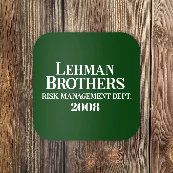 Lehman Brothers 2008 Risk Management Dept Coaster