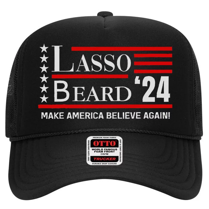 Lasso Beard 24 High Crown Mesh Trucker Hat