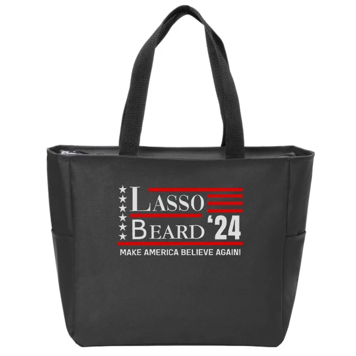 Lasso Beard 24 Zip Tote Bag