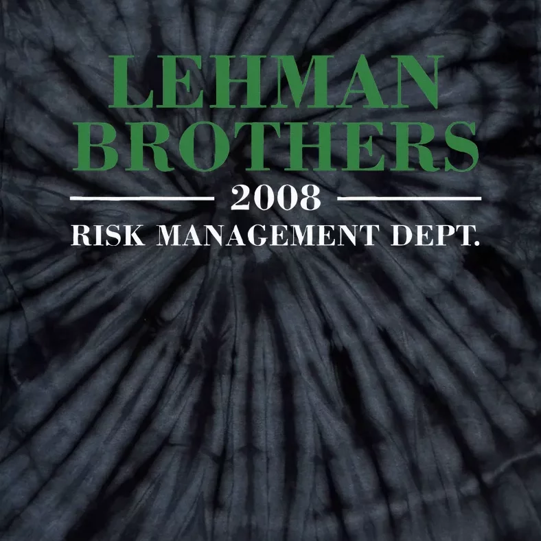 Lehman Brothers 2008 Risk Management Dept Tie-Dye T-Shirt