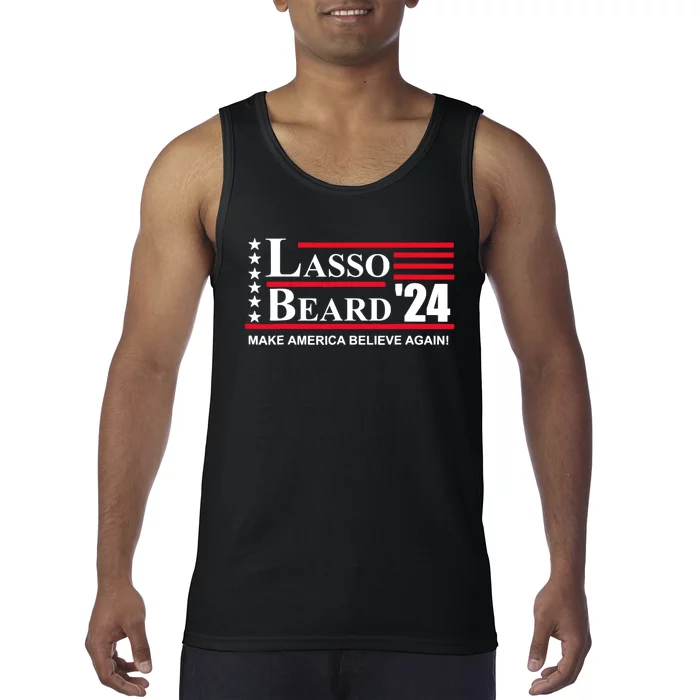 Lasso Beard 2024 Election Funny Tank Top