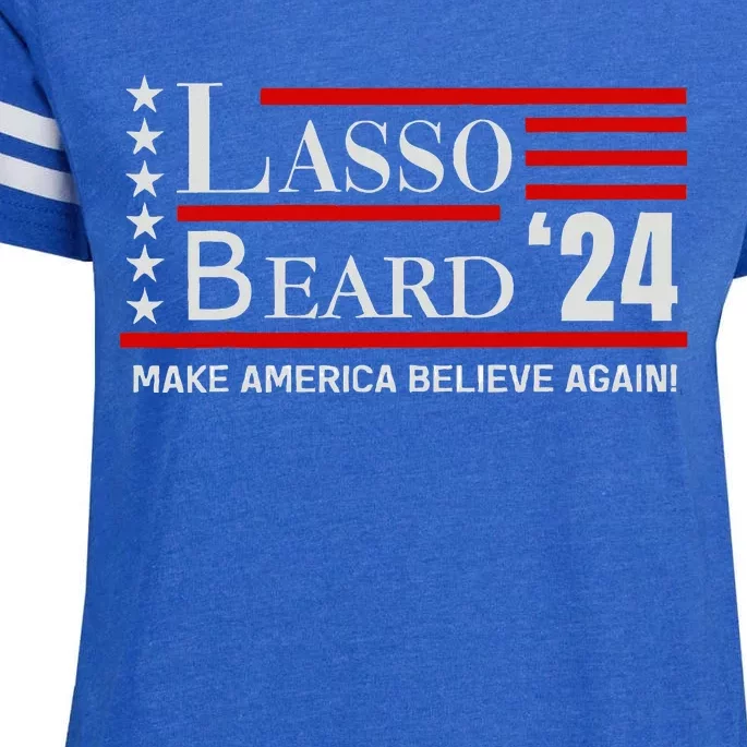 Lasso Beard 24 Enza Ladies Jersey Football T-Shirt