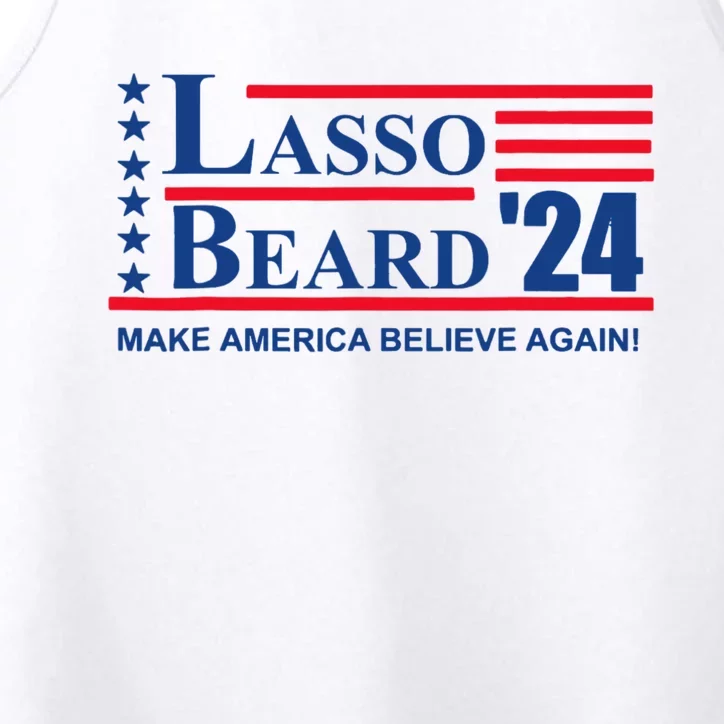 Lasso Beard 2024 Election Funny Performance Tank