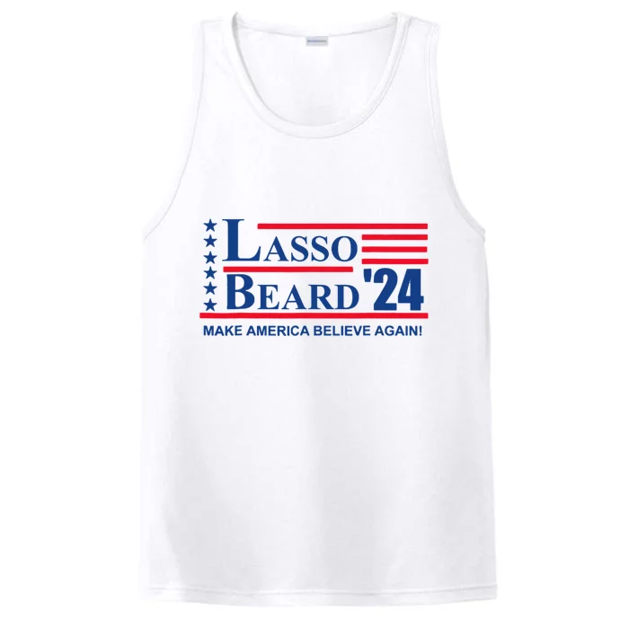 Lasso Beard 2024 Election Funny Performance Tank