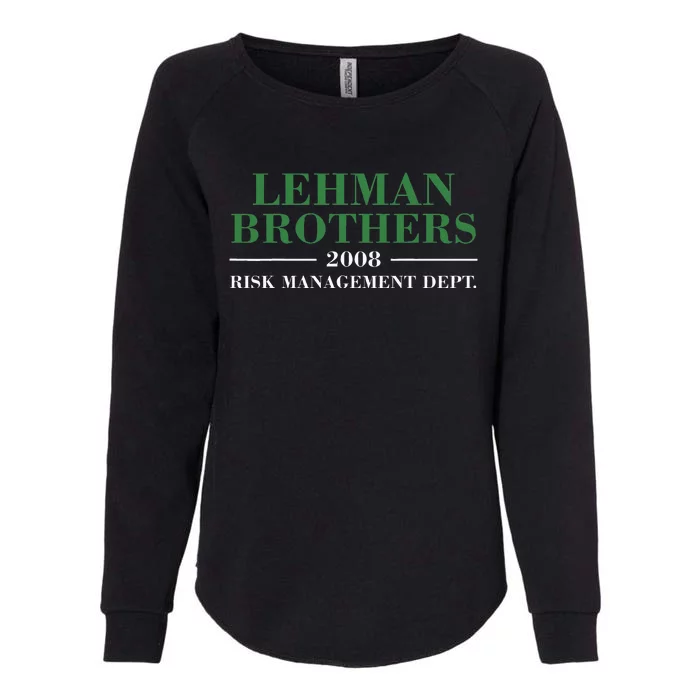 Lehman Brothers 2008 Risk Management Dept Womens California Wash Sweatshirt