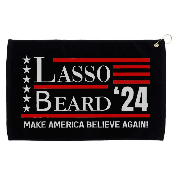 Lasso Beard 24 Bold And Fun Grommeted Golf Towel